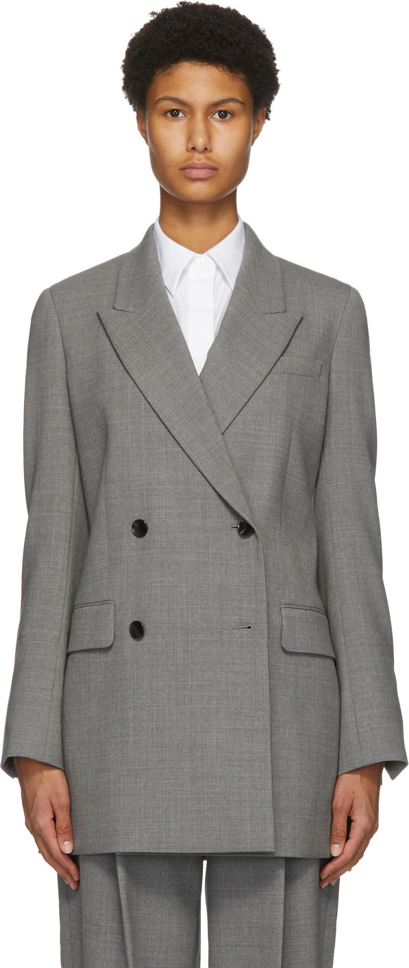 Partow - Grey Wool Lennox Blazer