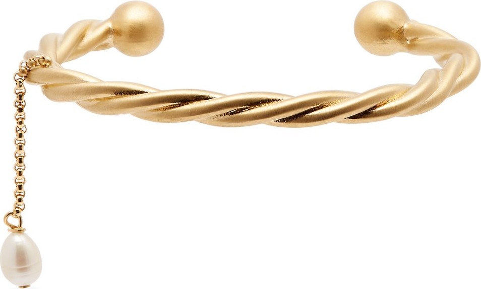 J.W.Anderson Twisted pearl-charm bracelet