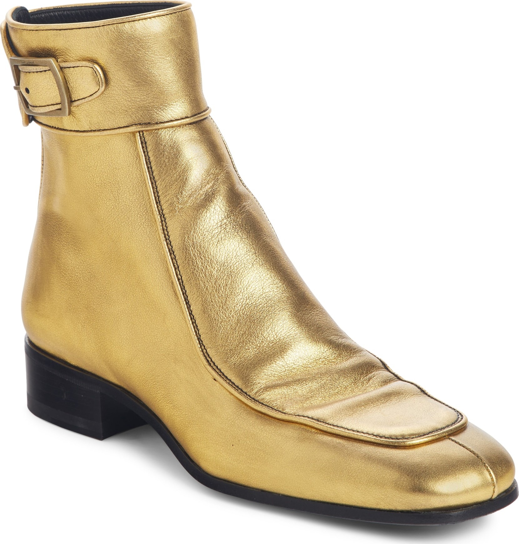 Saint Laurent Miles Buckle Cuff Boot