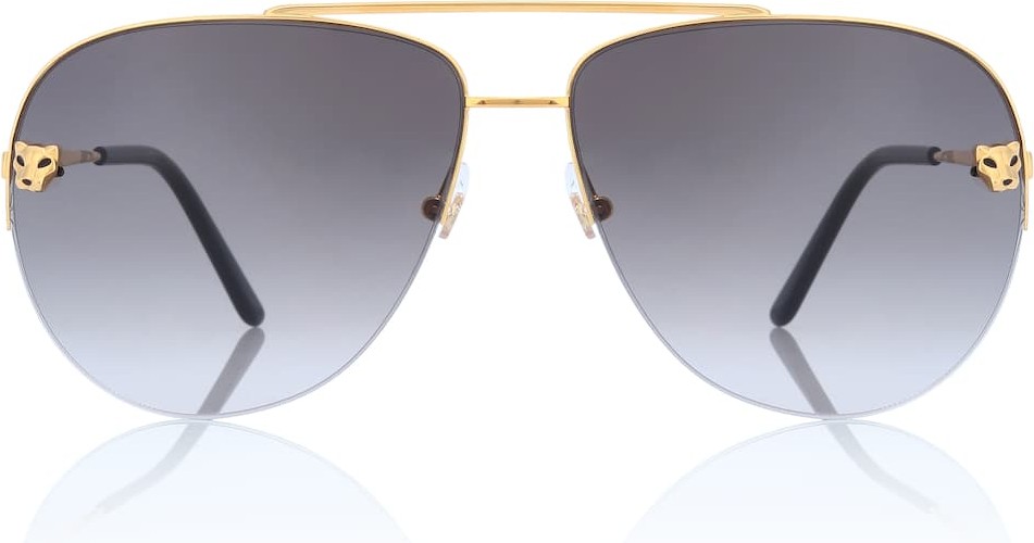 Cartier Panthère de Cartier aviator sunglasses
