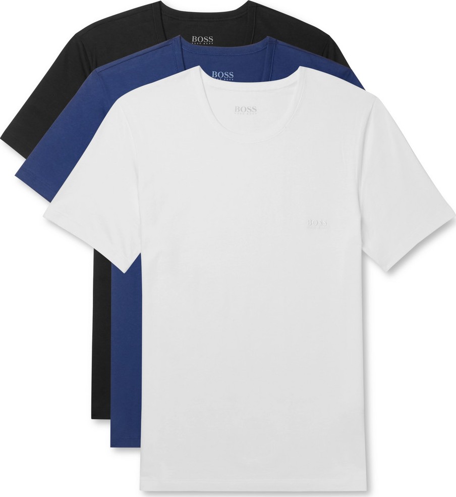 HUGO BOSS Three-Pack Cotton-Jersey T-Shirts