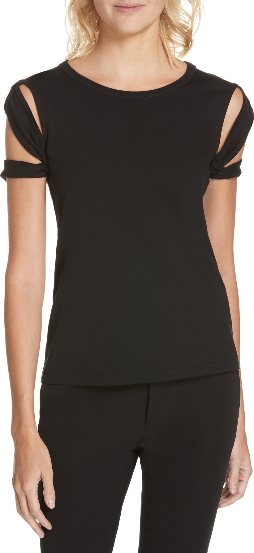 Helmut Lang Bondage Sleeve Tee