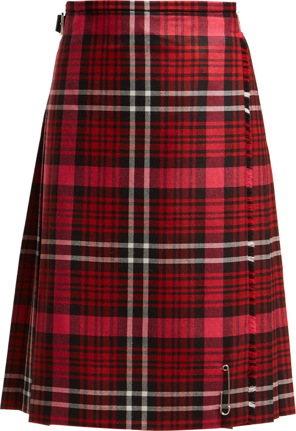 Le Kilt Pleated tartan wool kilt skirt