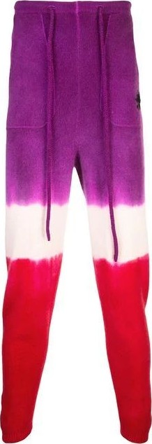 The Elder Statesman Cashmere multicolored sweatpants