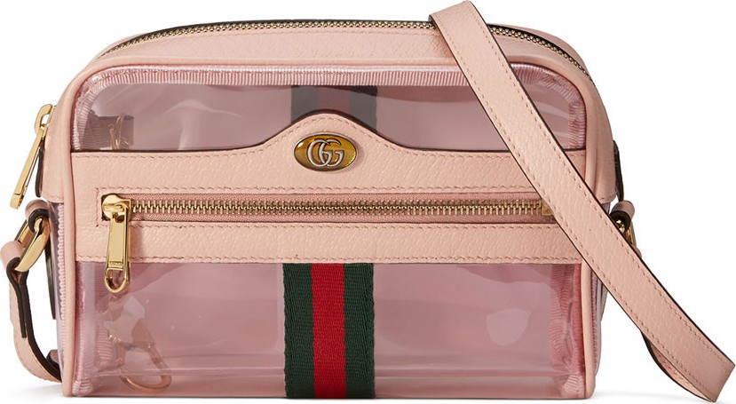 Gucci Ophidia Mini See-Through PVC Camera Crossbody Bag