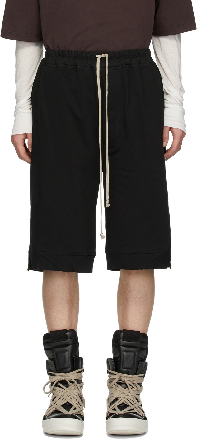 Rick Owens Black Karloff Boxer Shorts
