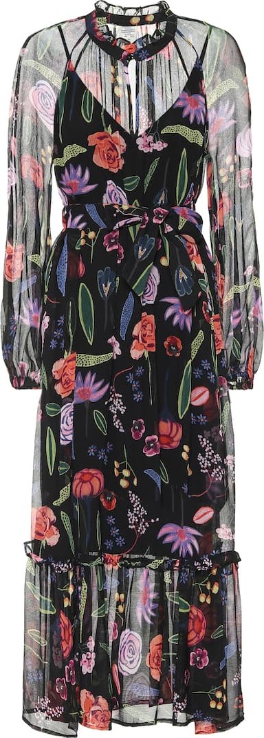 Baum und Pferdgarten Antoinette floral chiffon maxi dress