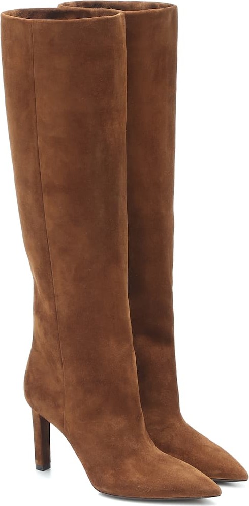 Saint Laurent Kate 85 suede knee-high boots