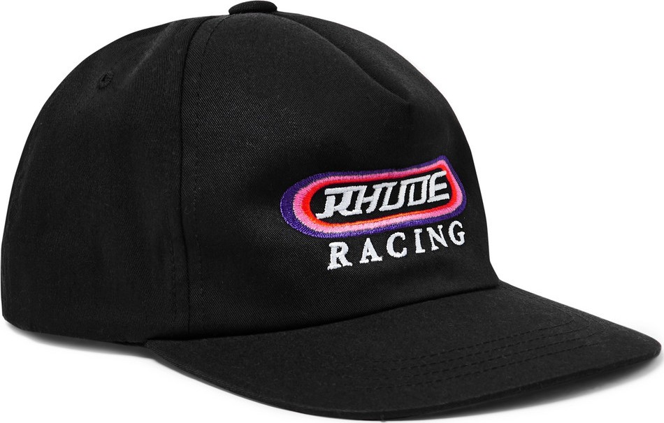 RHUDE Logo-Embroidered Cotton-Twill Baseball Cap