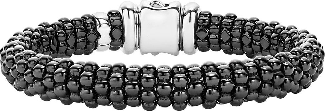 LAGOS Black Caviar Rope Bracelet, 9mm