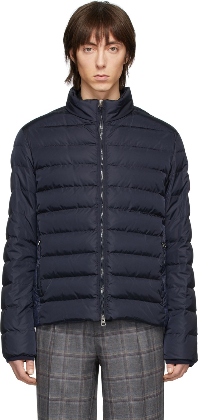 Etro Navy Down Sportswear Jacket
