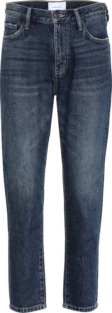 Current/Elliott The Vintage cropped mid-rise jeans