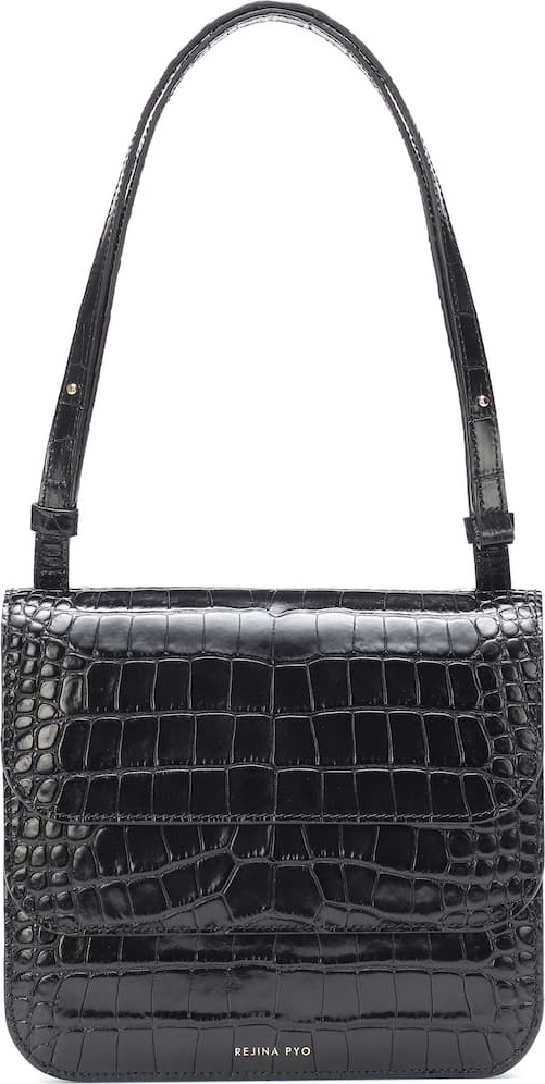 Rejina Pyo Ana croc-effect shoulder bag