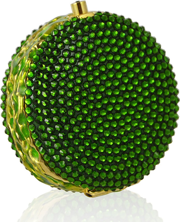 Judith Leiber Macaron Crystal Pillbox