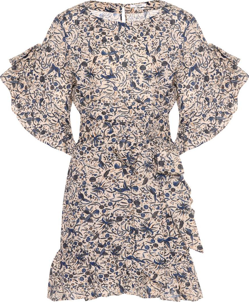 Isabel Marant Etoile Delicia linen wrap dress
