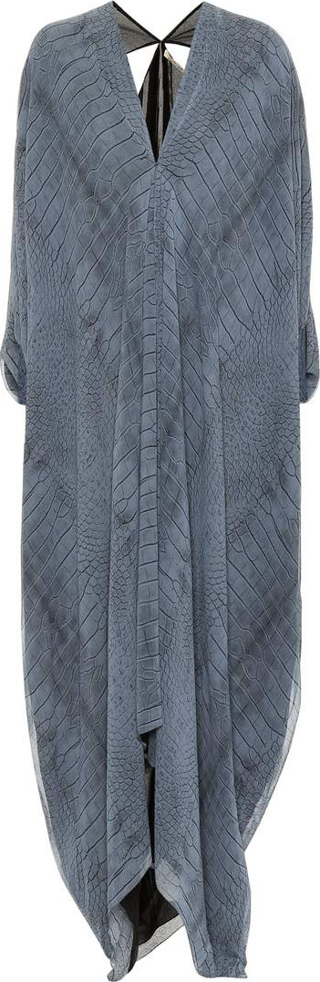 Roberto Cavalli Printed silk kaftan