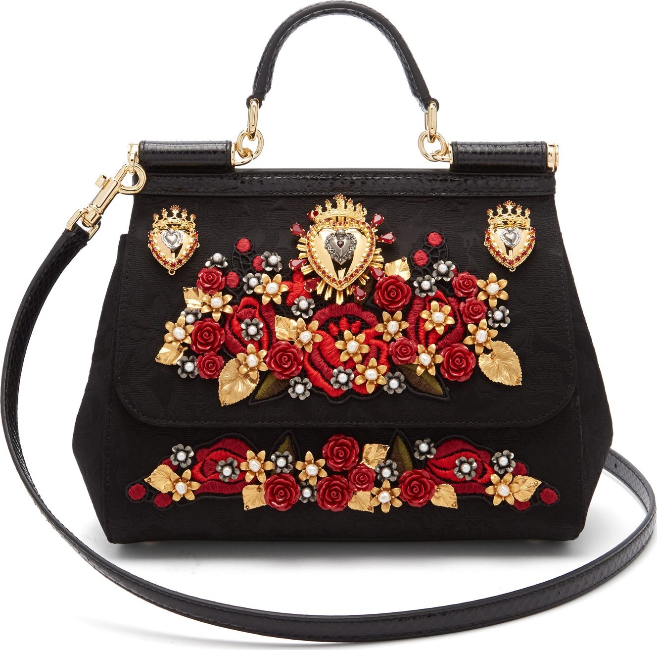 Dolce & Gabbana Sicily ayers & brocade cross-body bag
