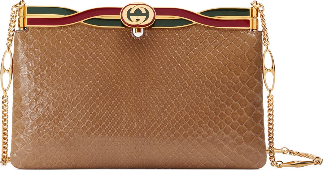 Gucci Broadway Python Evening Clutch Bag Gucci Broadway Python Evening Clutch Bag
