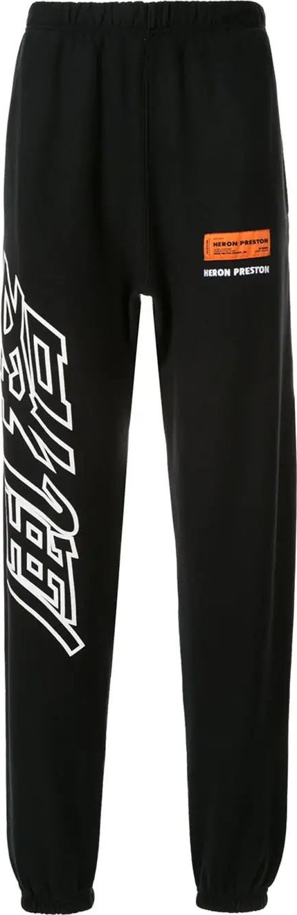 Heron Preston CTNMB logo print sweatpants