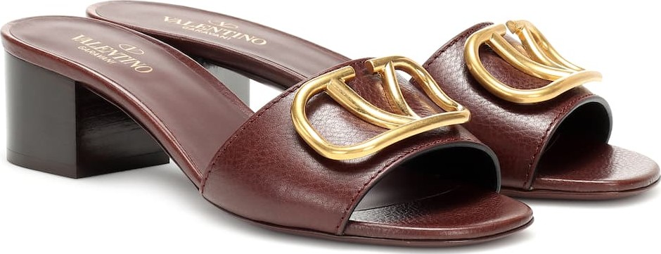 Valentino Valentino Garavani Go Logo leather sandals