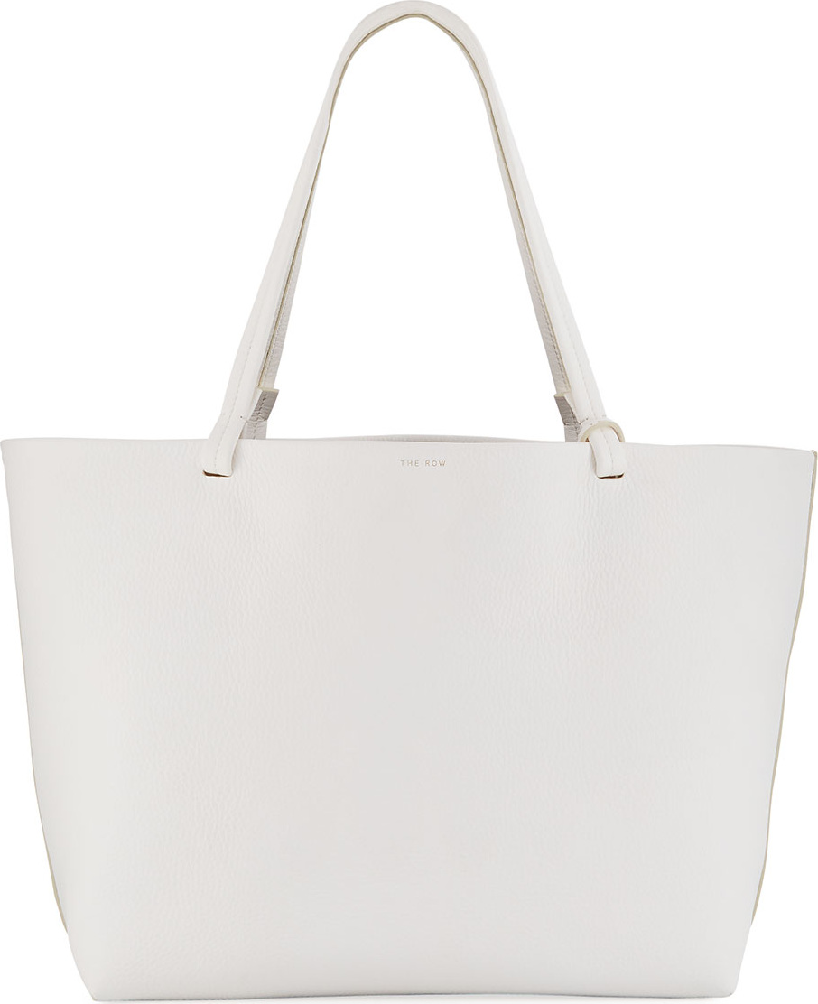 THE ROW Park Lux Grained Leather Shopper Tote Bag
