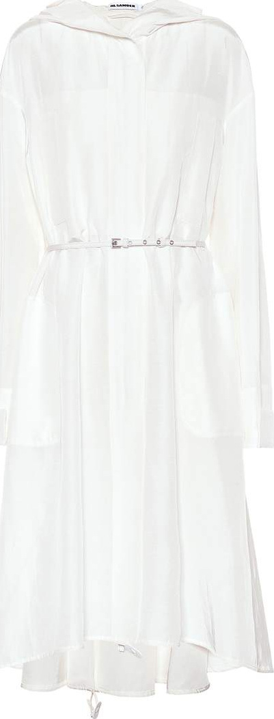 Jil Sander Linen-blend coat