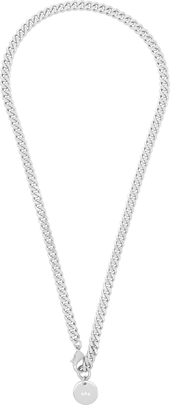 A.P.C. Silver Carhartt WIP Edition 'Only Time Will Tell' Necklace A.P.C. Silver Carhartt WIP Edition 'Only Time Will Tell' Necklace