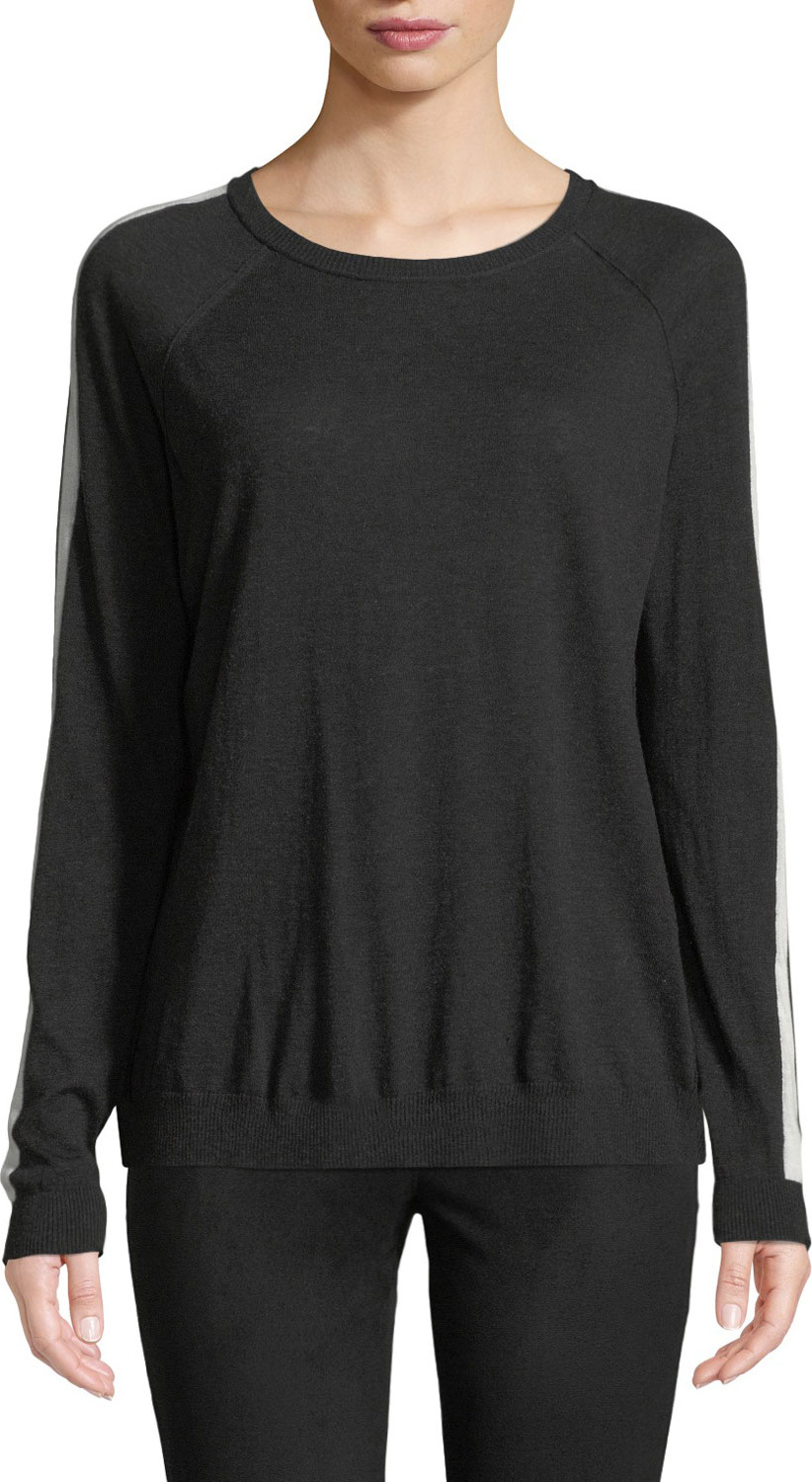 Velvet By Graham & Spencer Torie Striped Crewneck Top