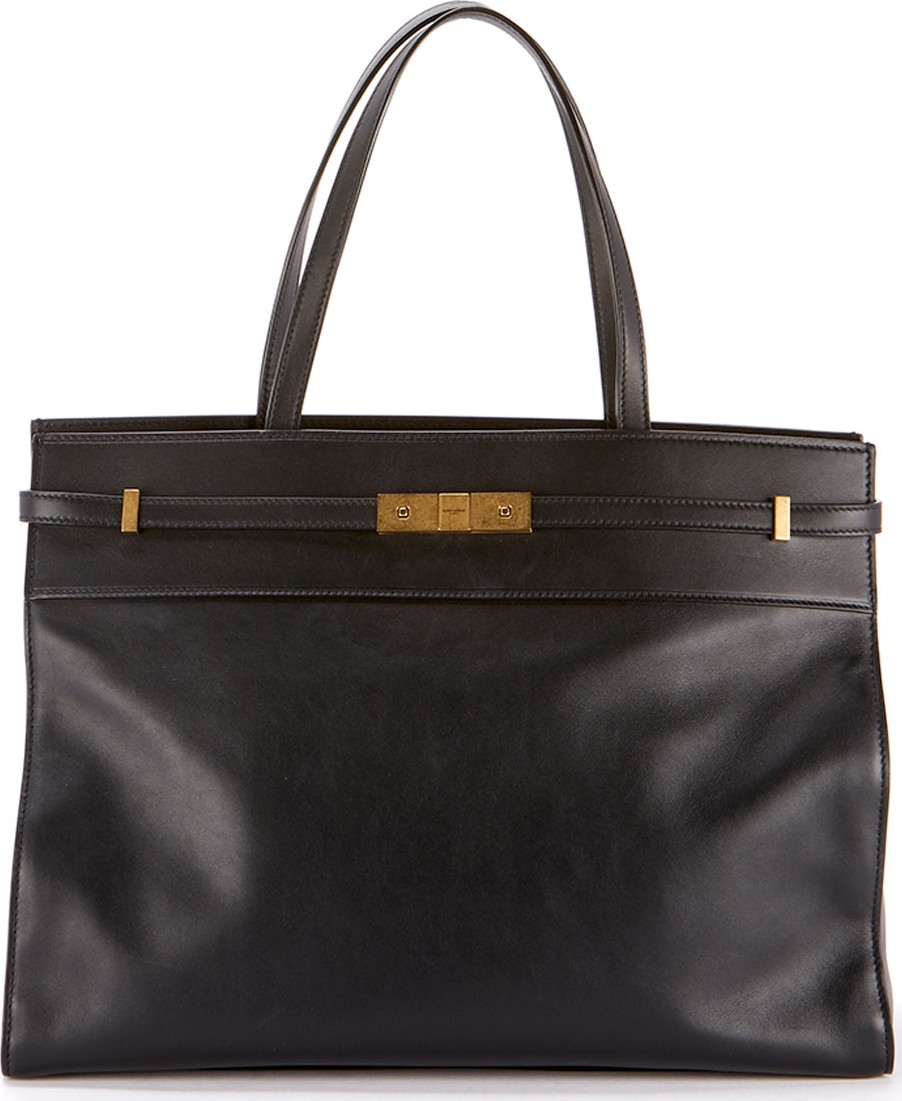 Saint Laurent Manhattan Medium Smooth Leather Tote Bag