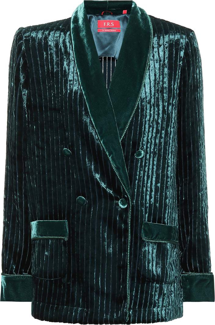 F.R.S For Restless Sleepers Ate velvet corduroy pajama jacket