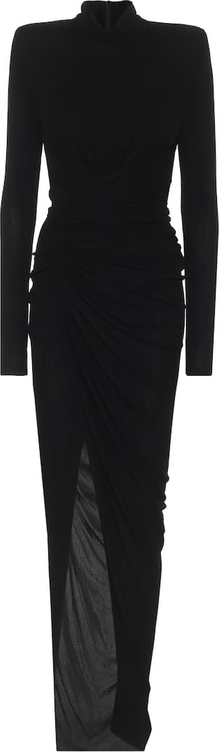 Alexandre Vauthier Turtleneck jersey gown