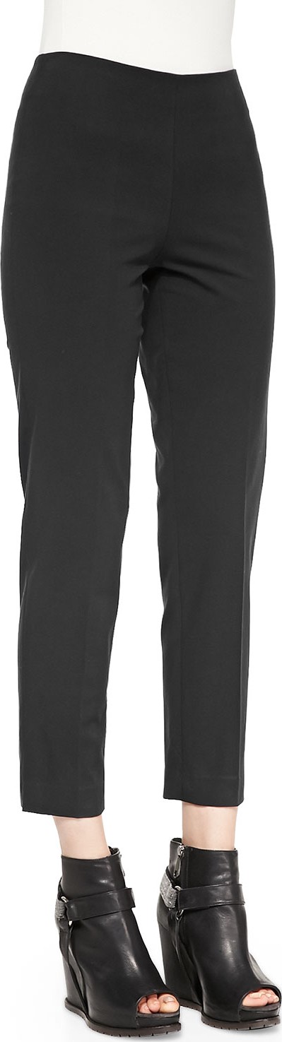 Brunello Cucinelli Cropped Stretch Cotton Pants