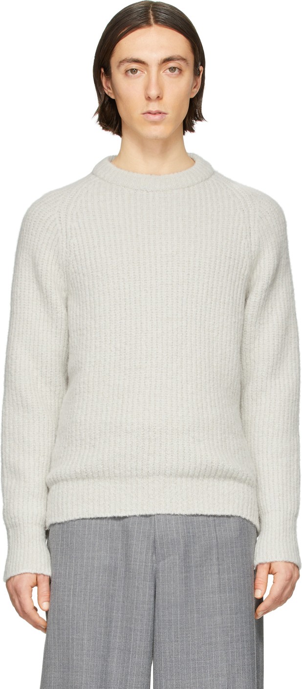 Our Legacy Off-White Heavy Chunk Sweater