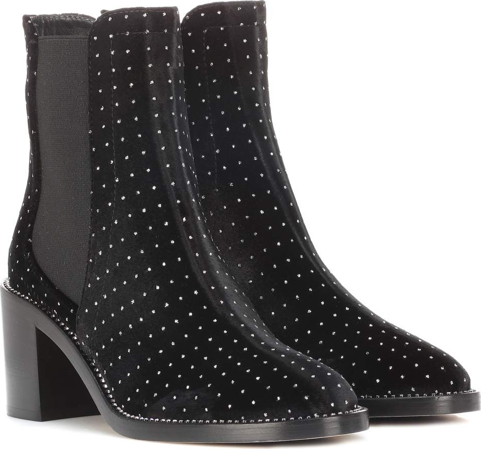 Jimmy Choo Merril 65 velvet ankle boots