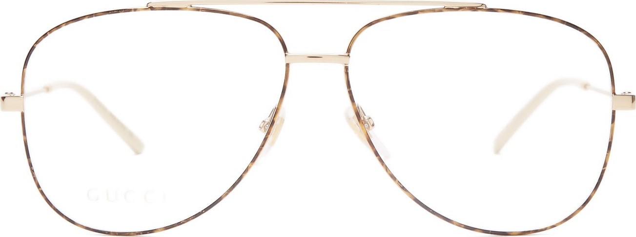 Gucci Metal aviator glasses