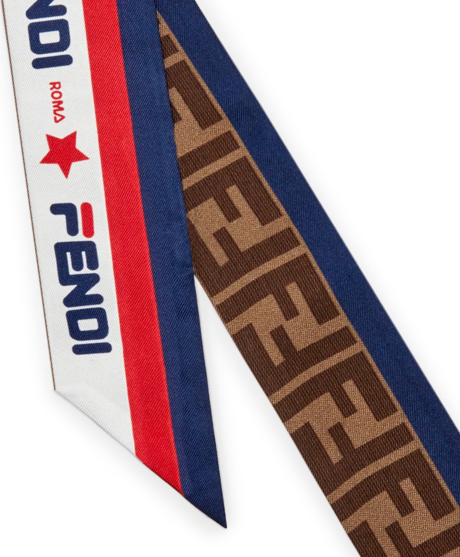 Fendi x FILA Wrappy Silk Skinny Scarf