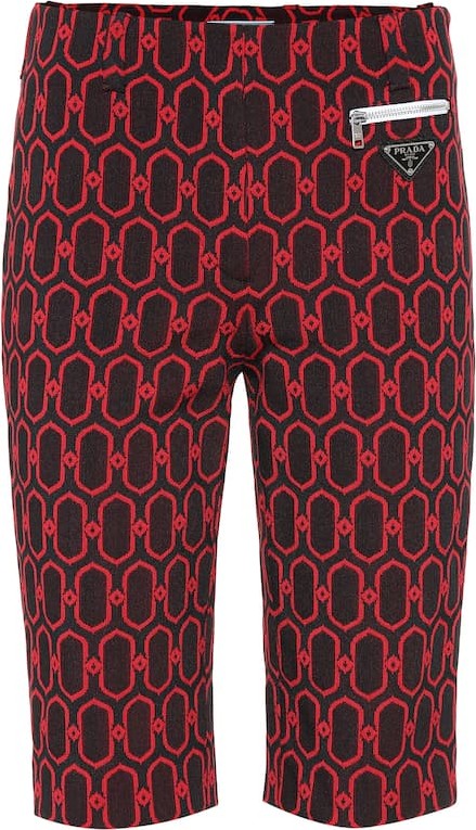 Prada Diamond jacquard shorts