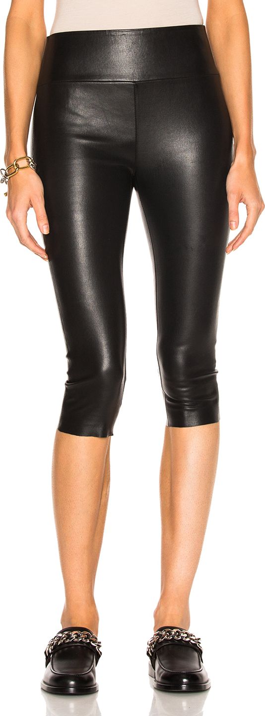SPRWMN High Waist Crop Leather Legging