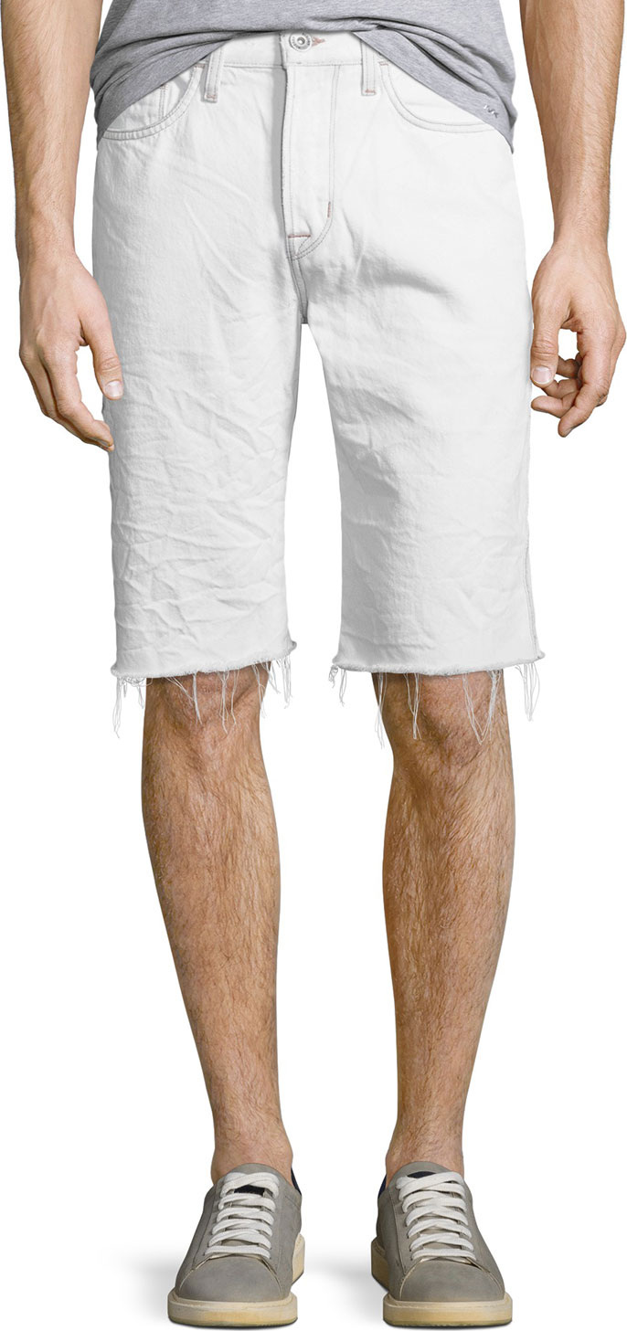 Hudson Men's Dixon Frayed Shorts