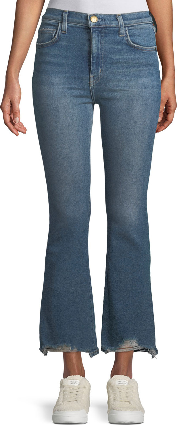 Current/Elliott High-Waist Kick Flare Jeans
