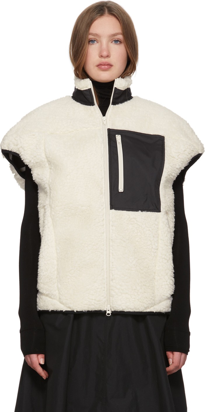 3.1 Phillip Lim Off-White Merino Woolmark Vest