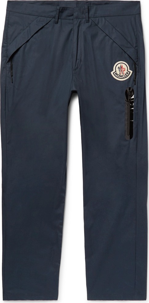 Moncler Genius 2 Moncler 1952 Logo-Appliquéd Cotton-Poplin Trousers