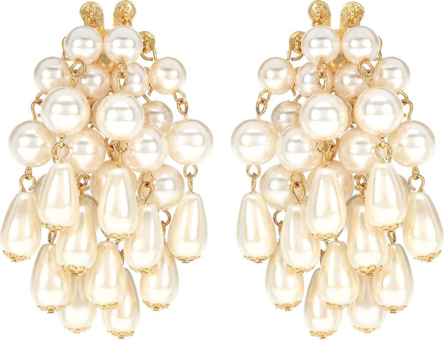 Lele Sadoughi Pearl Cluster earrings