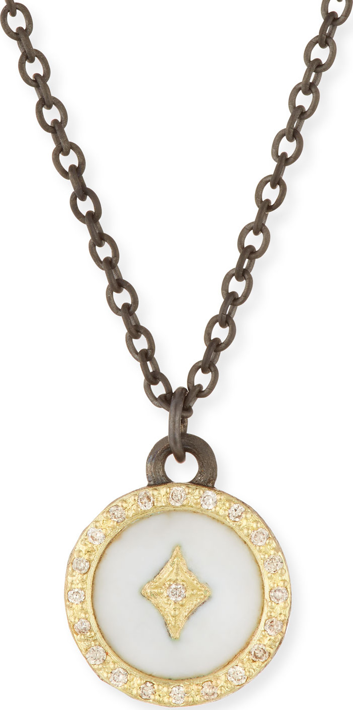 Armenta Old World 18k Diamond Star Pendant Necklace