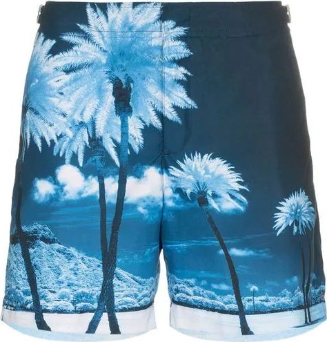 Orlebar Brown Bulldog multicolor print swim shorts
