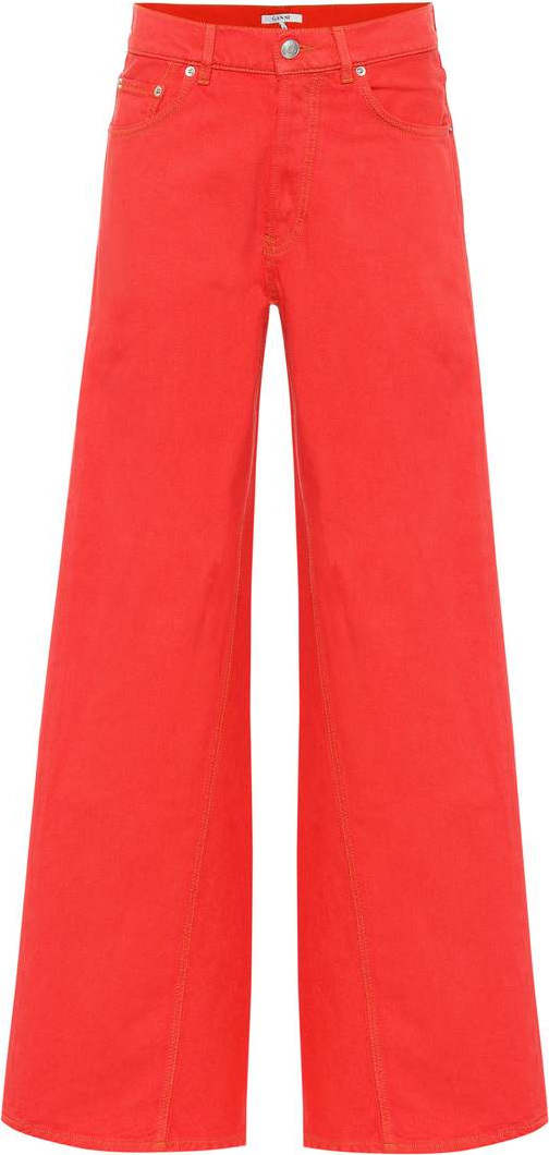 Ganni High-waisted flared jeans