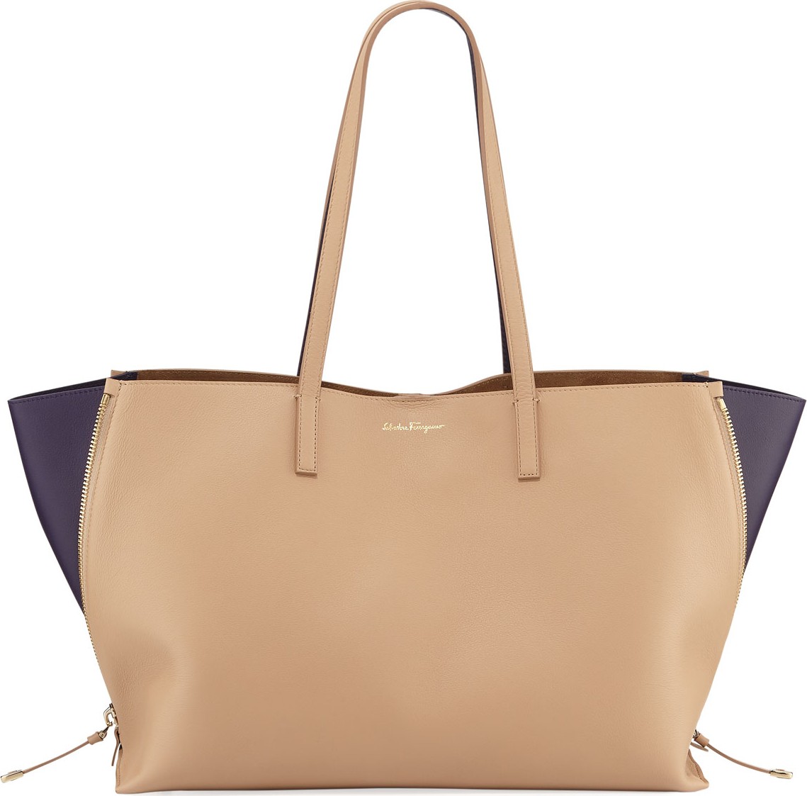 Salvatore Ferragamo Large Jet Set Shoulder Tote Bag