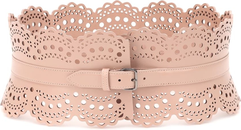 Alaïa Leather corset belt