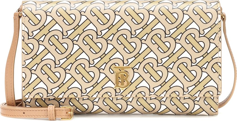 Burberry London England Hazelmere printed leather crossbody bag