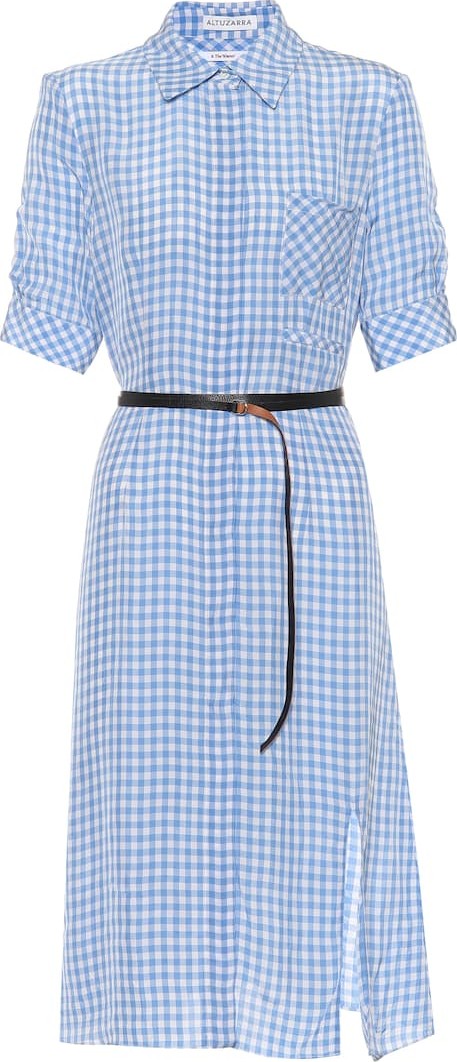 Altuzarra Kieran checked dress